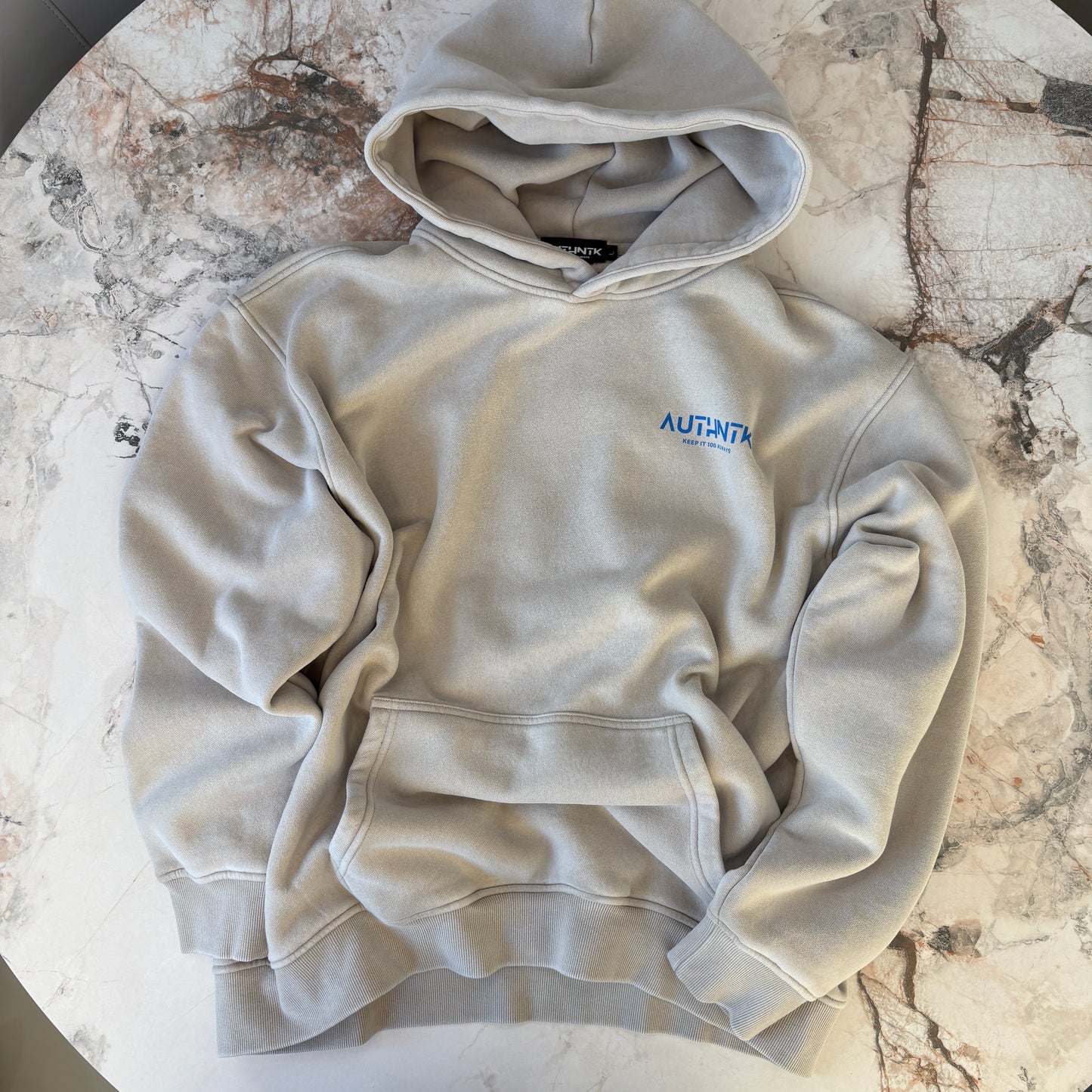 Snow Wash Oversize Hoodie