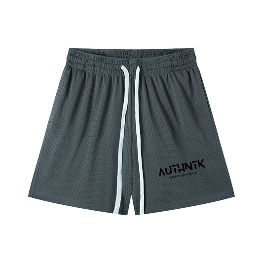 Mesh Drawstring Shorts