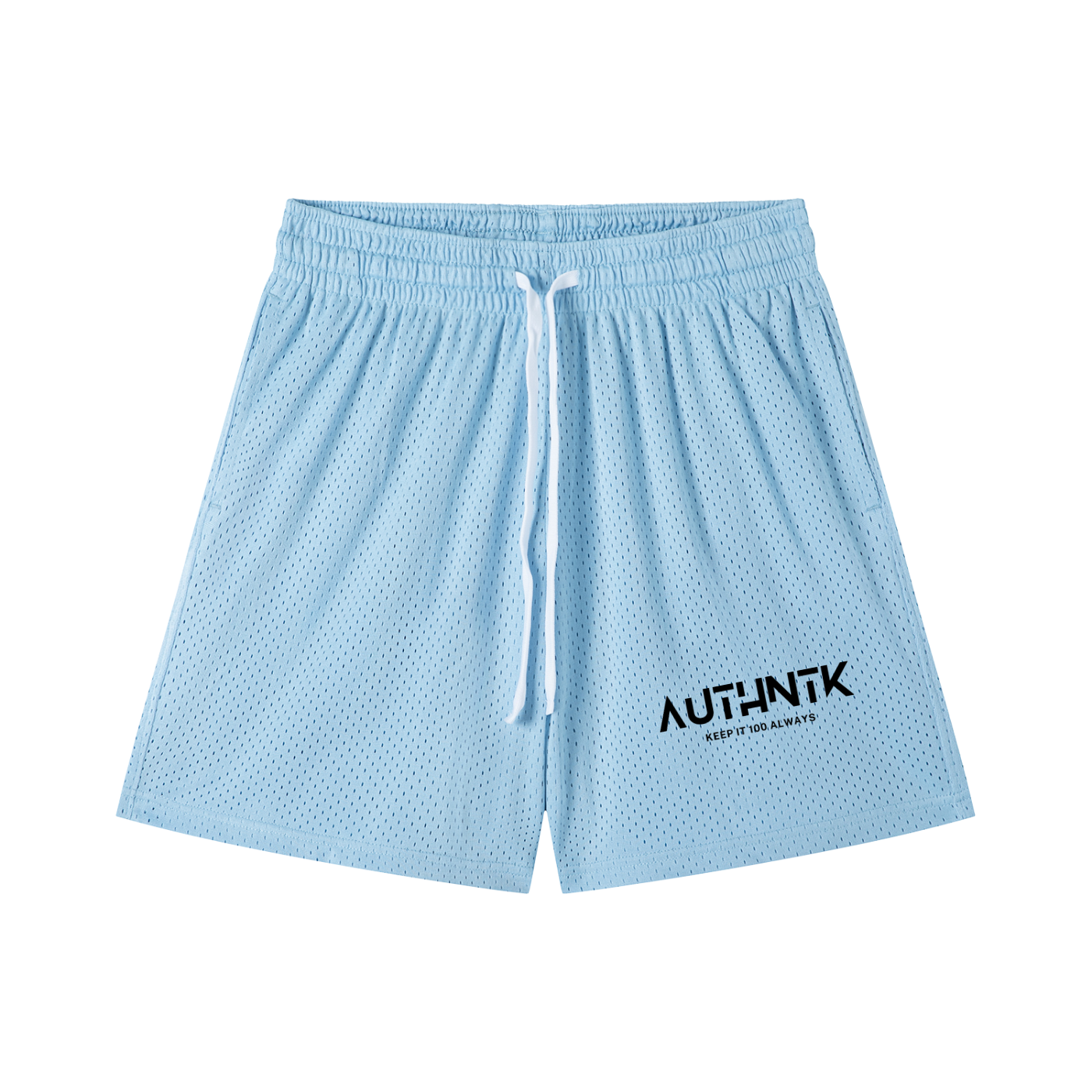 Mesh Drawstring Shorts
