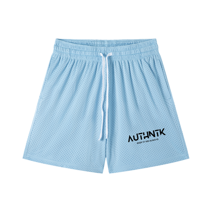 Mesh Drawstring Shorts