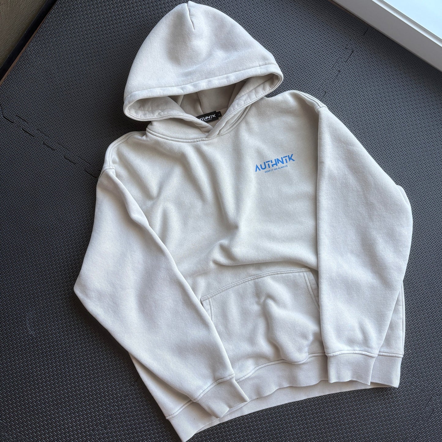 Snow Wash Oversize Hoodie