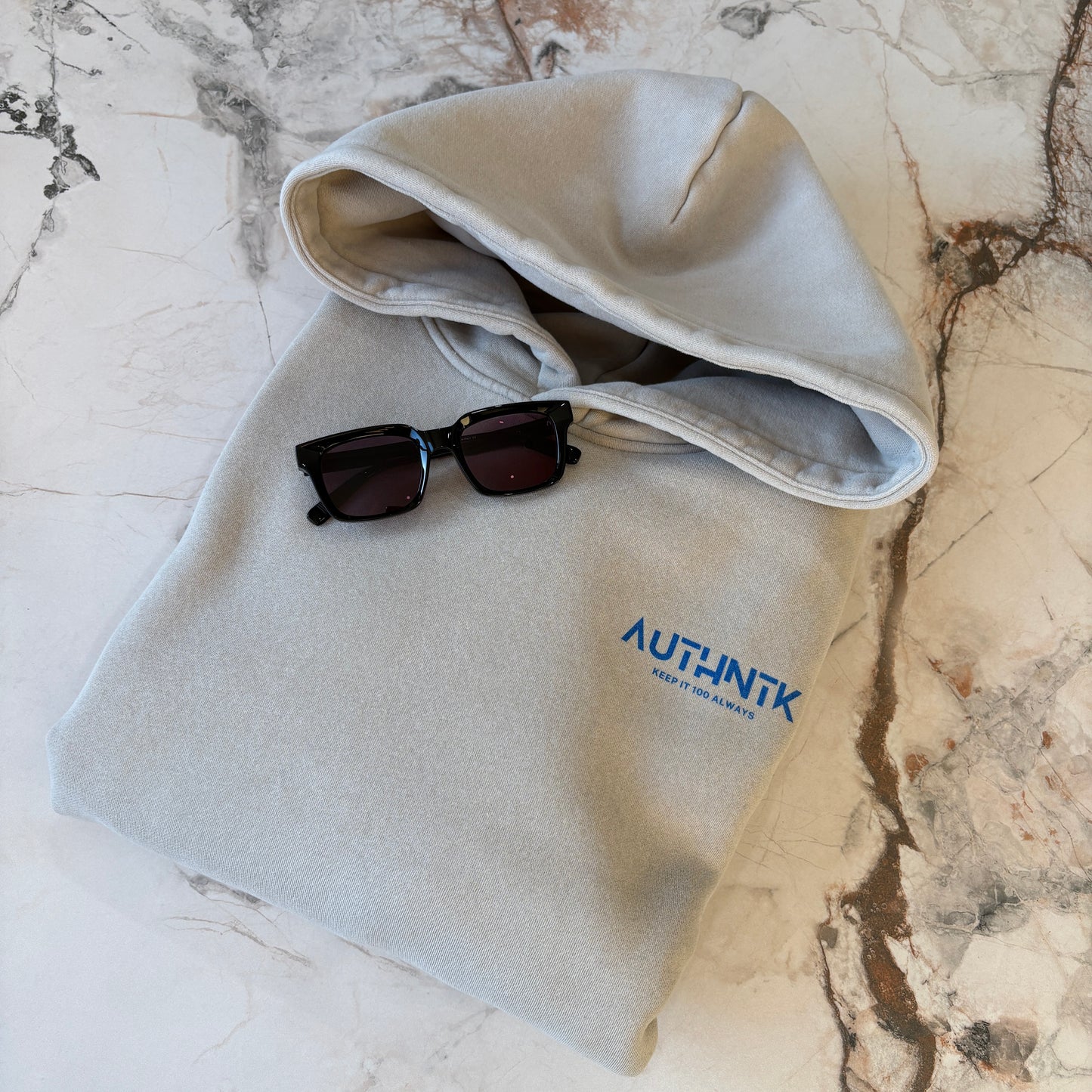 Snow Wash Oversize Hoodie